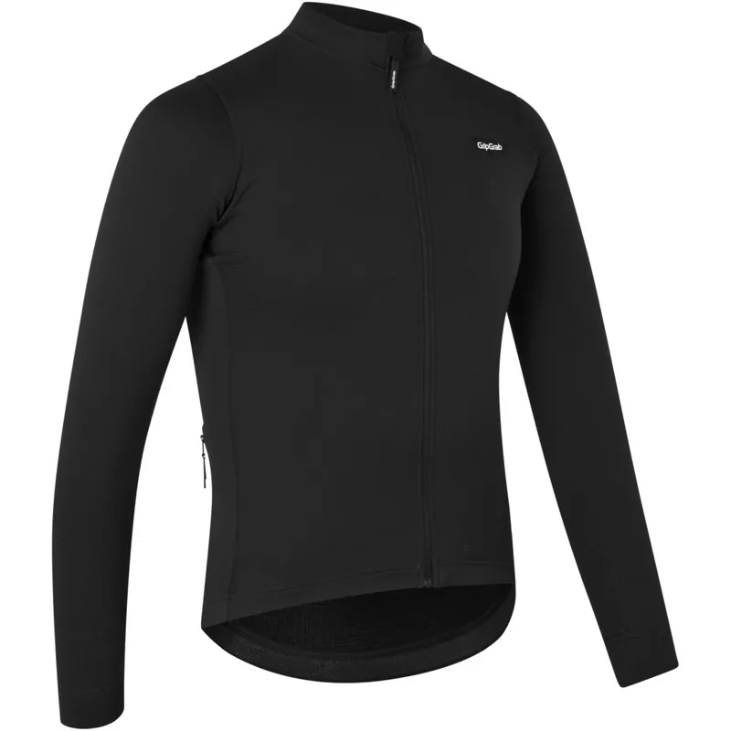 GripGrab EXPLR Merinotech Thermo Langarmtrikot Herren - Schwarz Zertifiziert