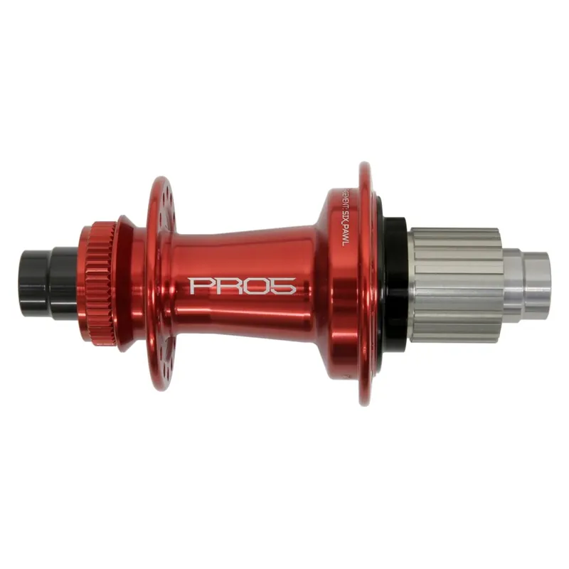 Hope Pro 5 Hinterradnabe - Centerlock - 12x148mm Boost Shimano Micro Spline - rot Jetzt Bestellen
