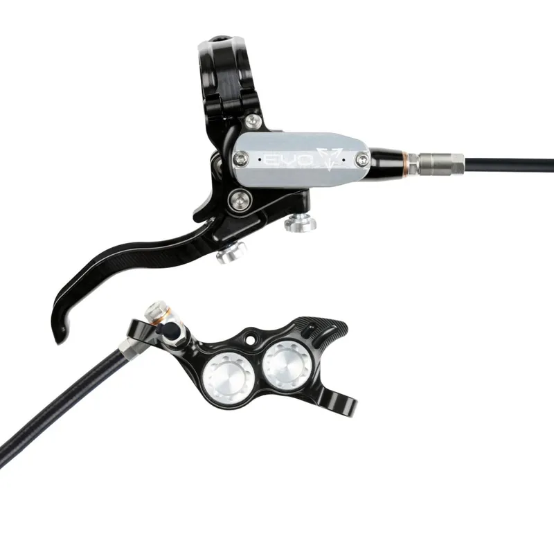 Hope Tech 4 EVO TR4 Scheibenbremse - schwarz/silber – Hebel rechts Must-Have