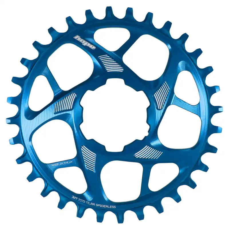 Hope R22 MTB Kettenblatt - Direct Mount Narrow-Wide - blau Preisreduziert