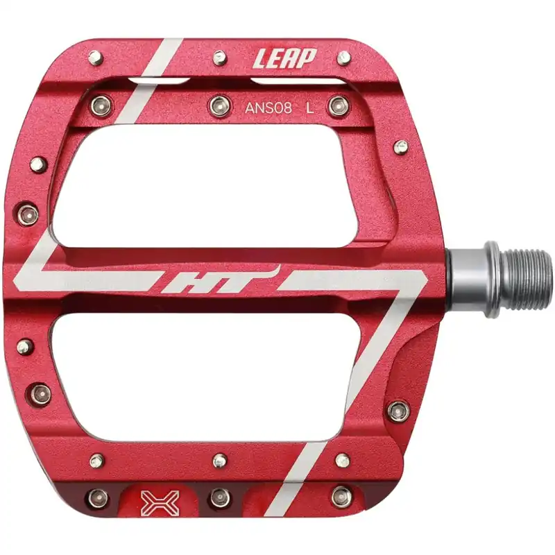 HT ANS08 Plattformpedale - Leap NANO-S CrMo Axle - red Schneller Versand