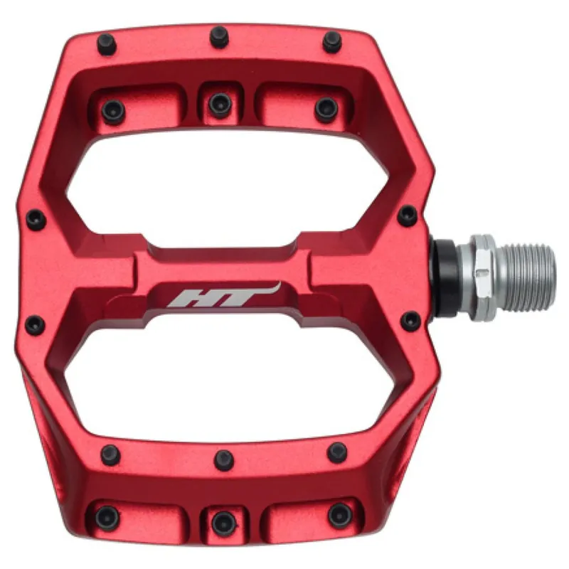 HT AF03 Plattformpedale - Spider NANO CrMo-Achse - red Super-Preis
