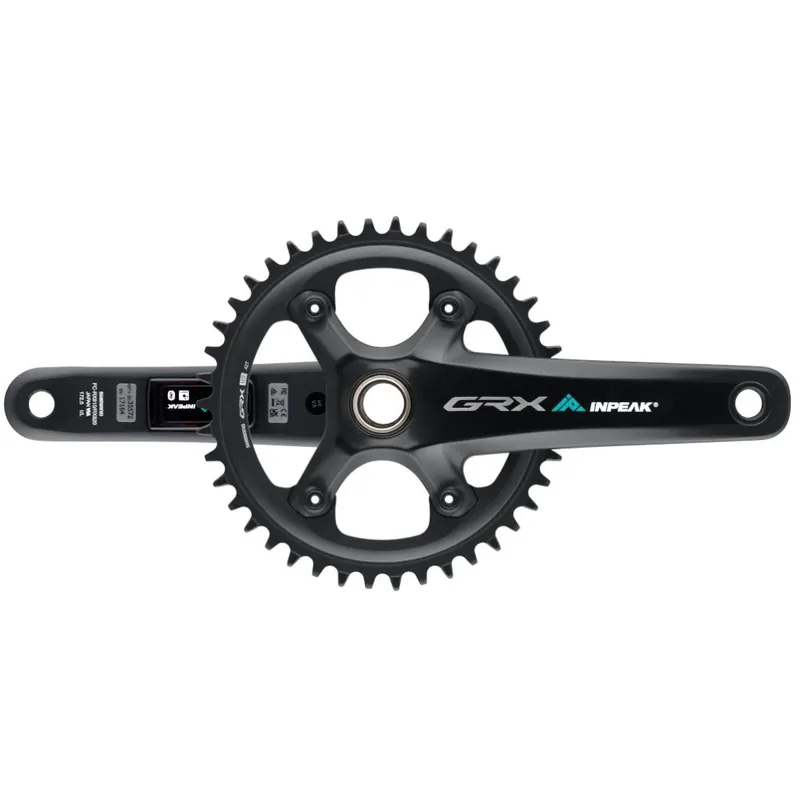 INPEAK Powercrank-E TWiN2 Powermeter Kurbelgarnitur - Shimano GRX FC-RX820 - 42 Solange Der Vorrat Reicht