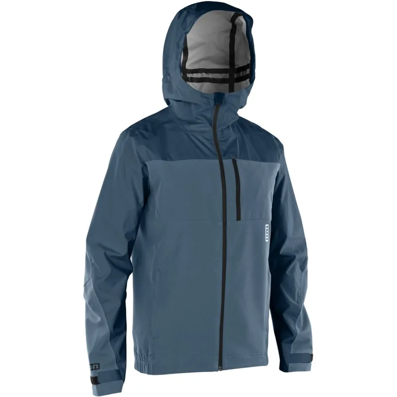 Billig ION Bike Outerwear Shelter 3L Hybridjacke Unisex - Cosmic Blue