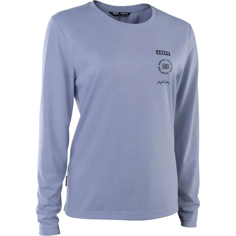ION Bike S_Ionic DR Langarmtrikot Damen - Misty Blue Neue Ware
