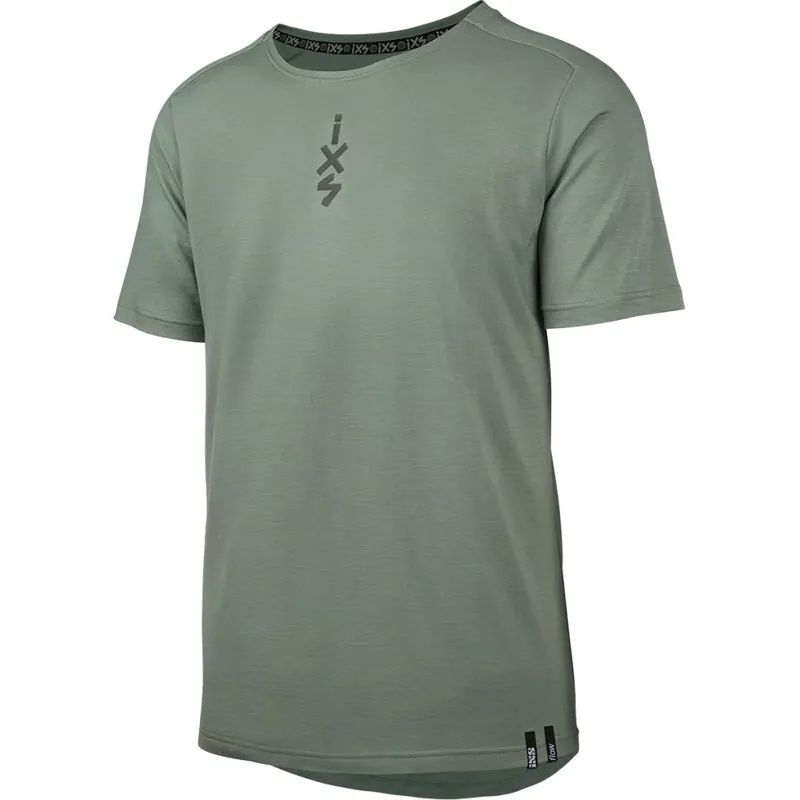 Schnäppchen iXS Flow Merino MTB Trikot Herren - sage