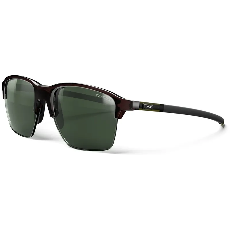 Geprüft Julbo Crossline Spectron 3 Polarized Sonnenbrille - Brown / Green Army Translucent Glossy