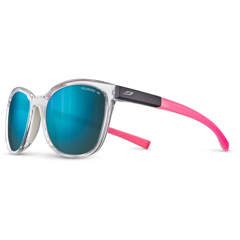 Markenware Julbo Spark Spectron HD 3 Polarized Sunglasses Frauen - Crystal/Fluo Pink - Multilayer Blue