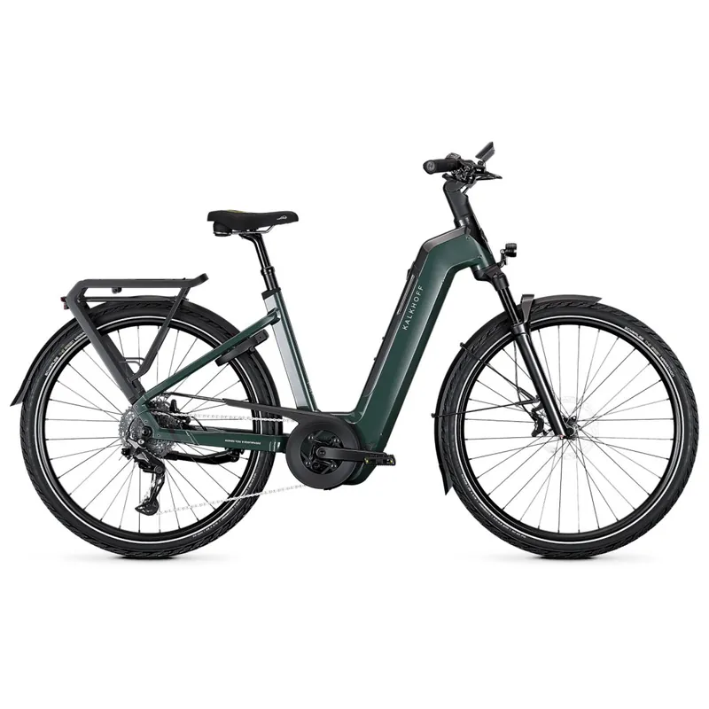 Kalkhoff ENDEAVOUR 5+ ADVANCE Wave - Tiefeinstieg E-Bike - 2026 - techgreen / diamondblack glossy Finale Aktion