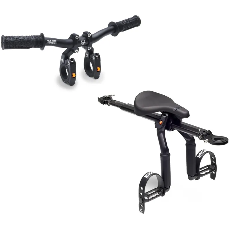 Kids Ride Shotgun Pro 2.0 MTB Kindersitz & Lenker Combo - black Schneller Versand