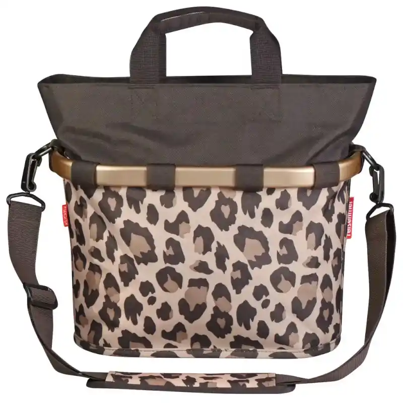 Neue Kollektion KLICKfix Reisenthel Oval 0309 Lenkertasche - 12L - leo macchiato