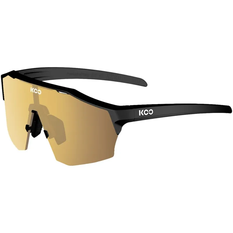 KOO Alibi Sonnenbrille - Regular Black Matt - Gold Mirror Versand Am Gleichen Tag