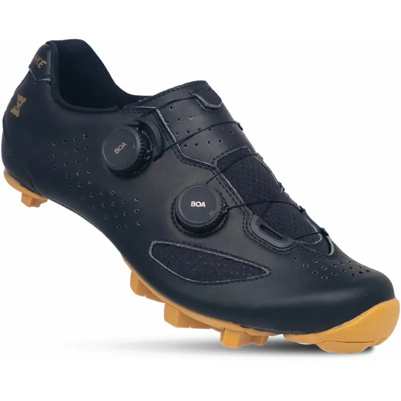 Lake MX239 Gravel Schuhe Herren - Breit - recycled leather black/gold Must-Have