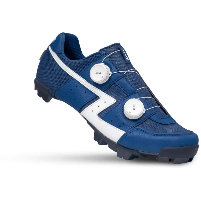 Sale Lake MX30G MTB Schuhe Herren - blau/weiß Mesh