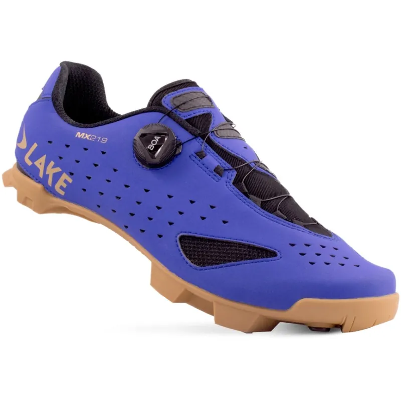 Lake MX219 MTB Schuhe Herren - strong blue/gold Neue Ware