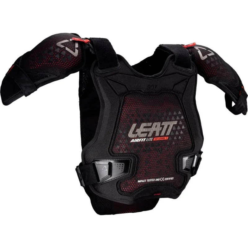 Ausverkauf Leatt 3DF AirFit Evo Pro Junior Brustprotektor Kinder - schwarz