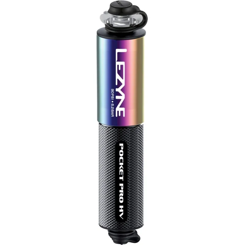 Lezyne CNC Pocket Drive Pro HV Minipumpe - neo metallic/schwarz Knallerangebot