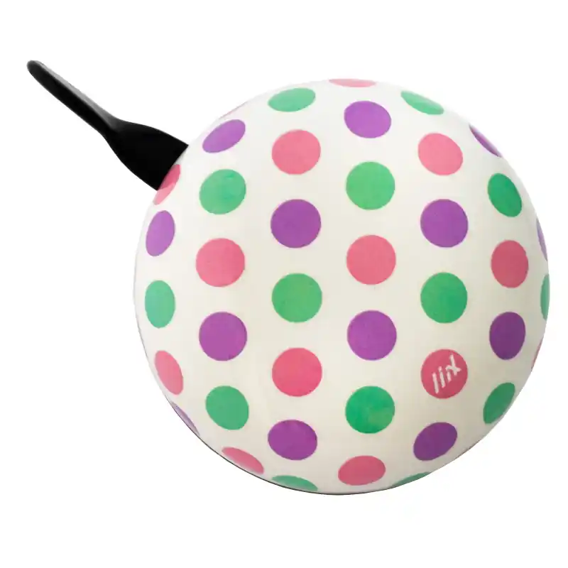 Kracherpreis Liix Ding Dong Bell Fahrradklingel - Polka Big Dots Pastel Mix