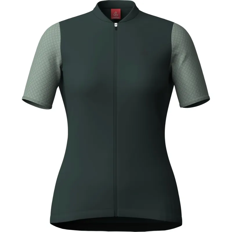 Letzte Chance Löffler Skys Clear Mid Full Zip Bike Trikot Damen - forest 365