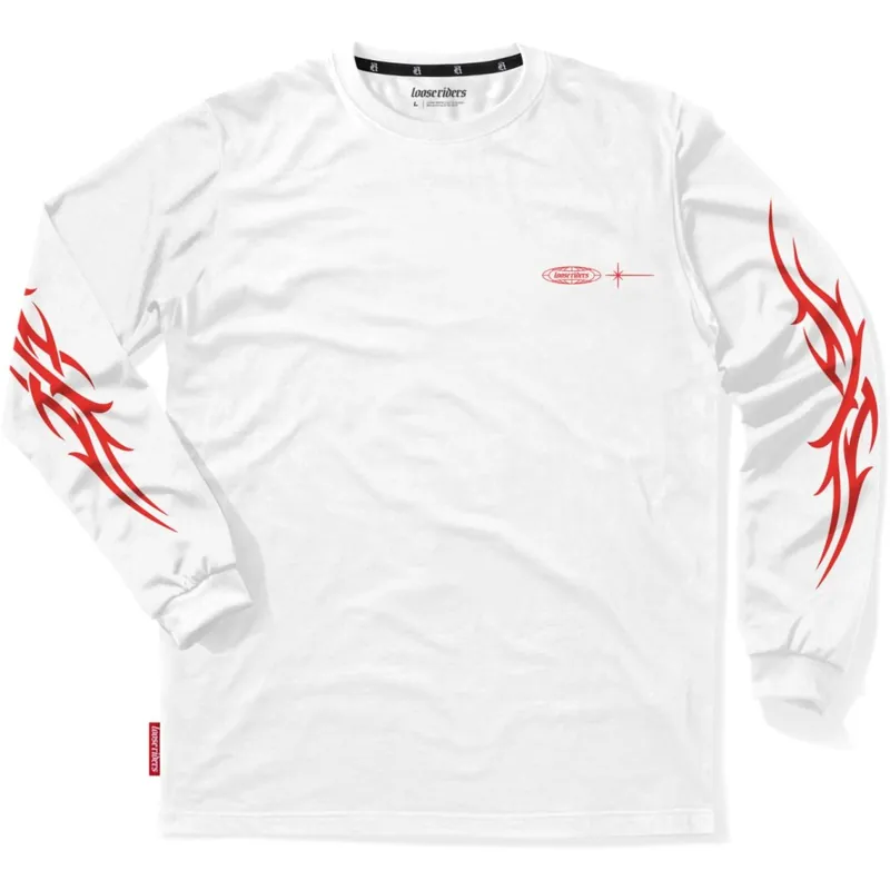 Loose Riders Tech Langarm-Shirt Herren - Neo Tribe White Markenware