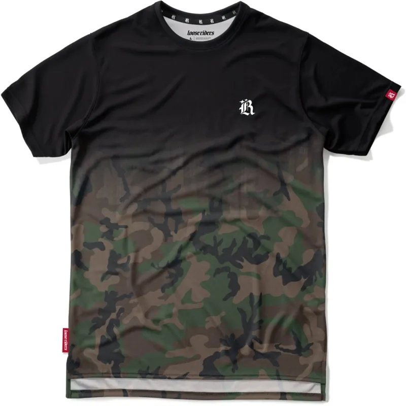 Loose Riders Tech Kurzarm-Trikot Herren - Ess. Dipped Camo Sonderangebot