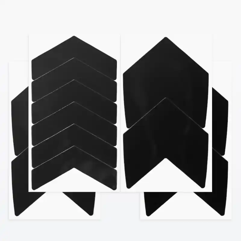 Preiswert Luxshield Felgen-Reflektoren Flash Arrow - 12 Stk. - schwarz