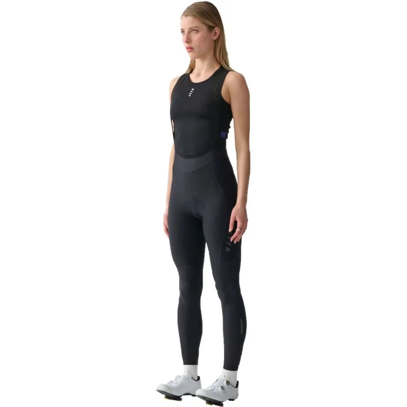 Top-Preis MAAP Team Evo Thermo Cargo Trägerhose lang Damen - schwarz/schwarz