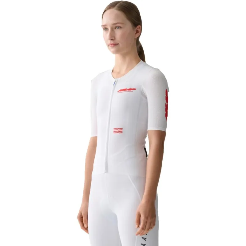 MAAP Eclipse Pro Race Kurzarmtrikot Damen - weiß Abverkauf