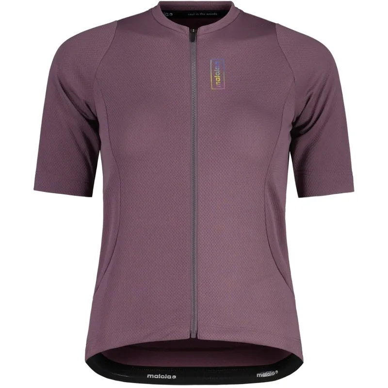 Maloja RigiM. 1/2 Kurzarmtrikot Damen - stormy lilac 1228 Billig