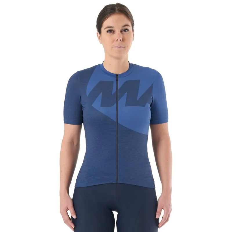 Bestpreis Mavic Icon Graphic Radtrikot Damen - deep blue