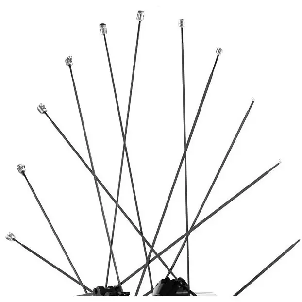 Expressversand Mavic Speichen 298mm für Aksium Hinterräder - Antriebsseite (10 Stück) - 10845001 - schwarz