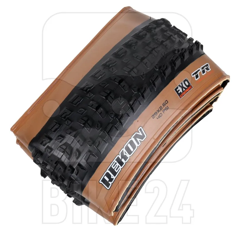 Schnäppchen Maxxis Rekon Faltreifen - Dual EXO TR WT - 29x2.40" Tanwall