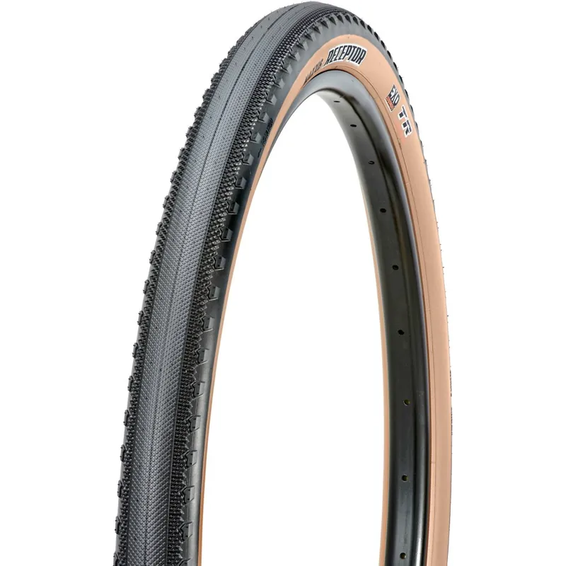 Must-Have Maxxis Receptor Faltreifen - Gravel Dual EXO TR - 40-622 Tanwall