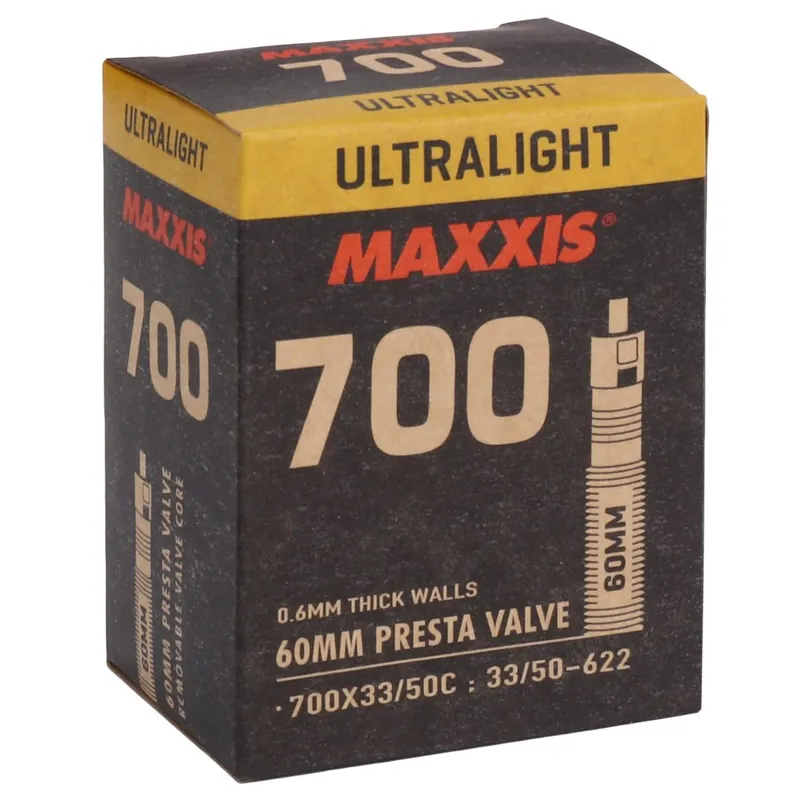 Maxxis Schlauch - 28" UltraLight SV 60mm (33/50-622) Garantierte Lieferung