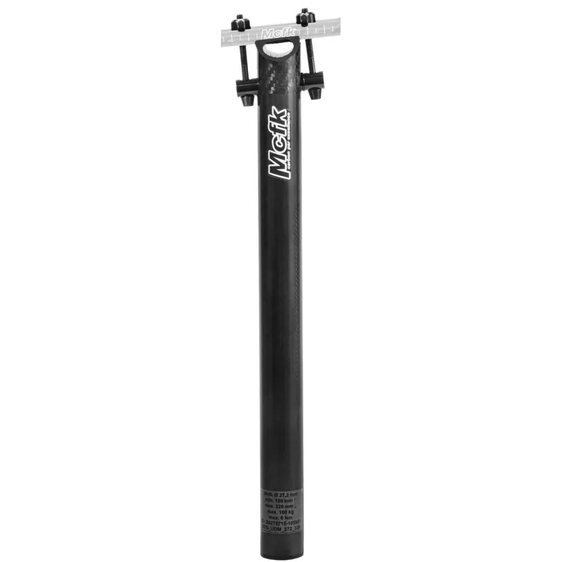 Bestpreis Mcfk Sattelstütze - Carbon - Gerade - 34.9mm - UD Matt