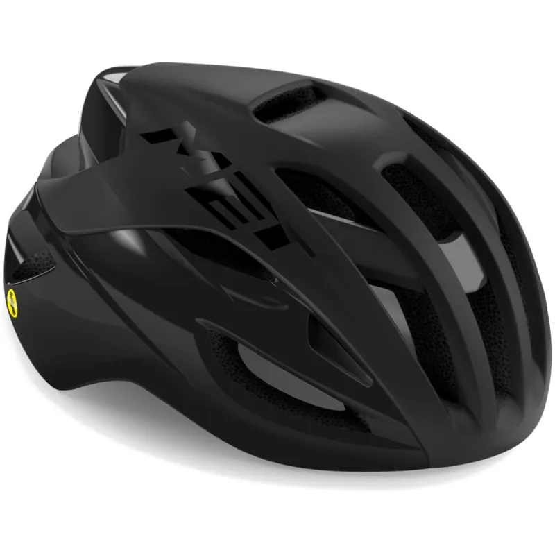 Direkt Vom Hersteller MET Rivale MIPS Rennradhelm - Black / Matt Glossy
