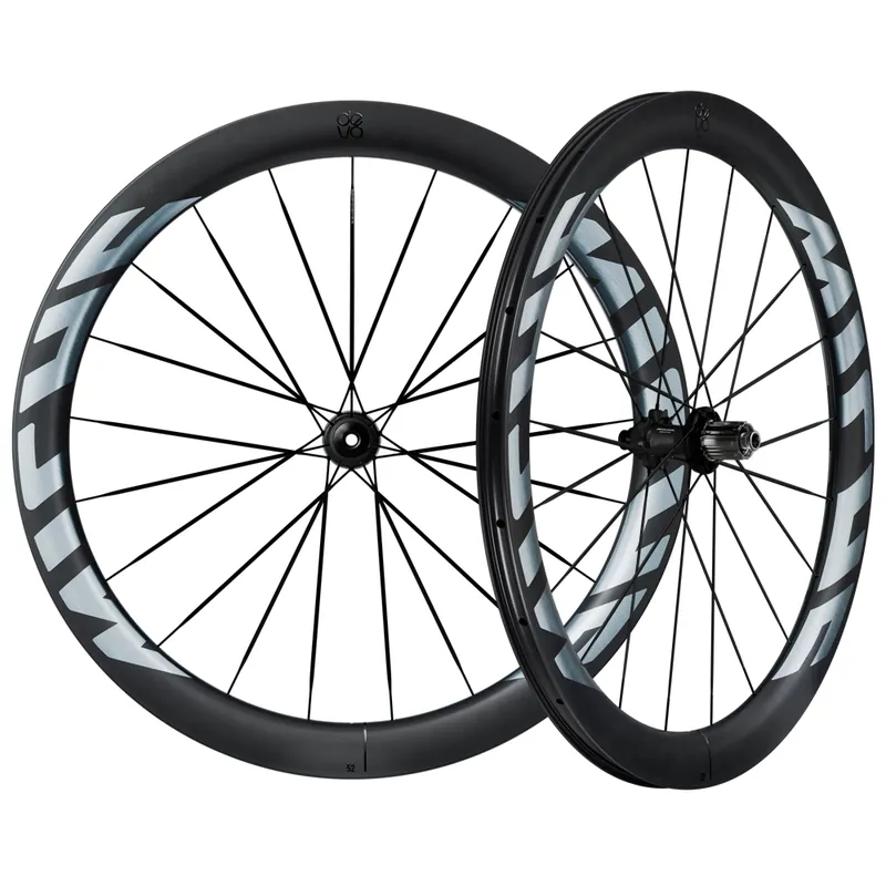 Nur Für Kurze Zeit Miche Deva RD 52 Laufradsatz - 28" Carbon Tubeless Centerlock - 12x100mm 12x142mm - XDR - daylight silver