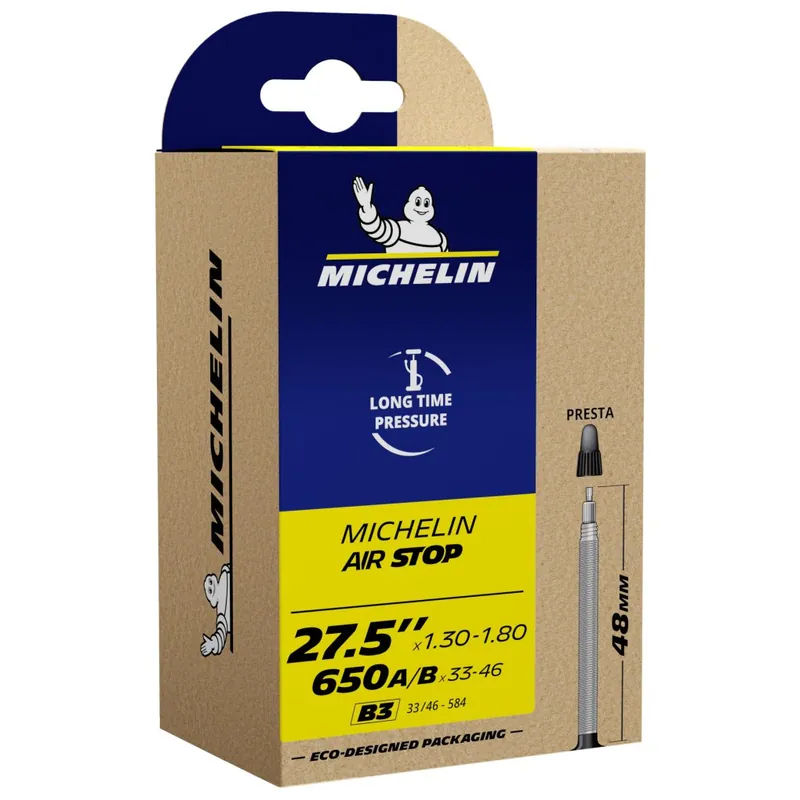Neu Im Sortiment Michelin Air Stop Schlauch - 27.5" City 1.30-1.80"