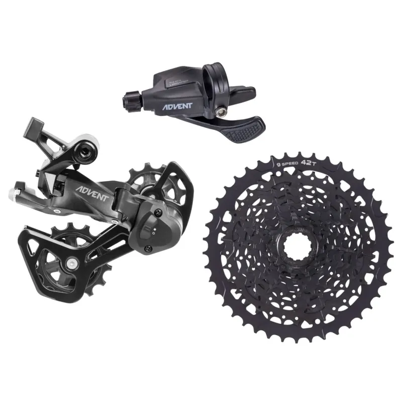 Top-Angebot microSHIFT ADVENT V2 Upgrade Kit - MTB Medium 1x9-fach - CS-H093A Kassette (11-42Z)