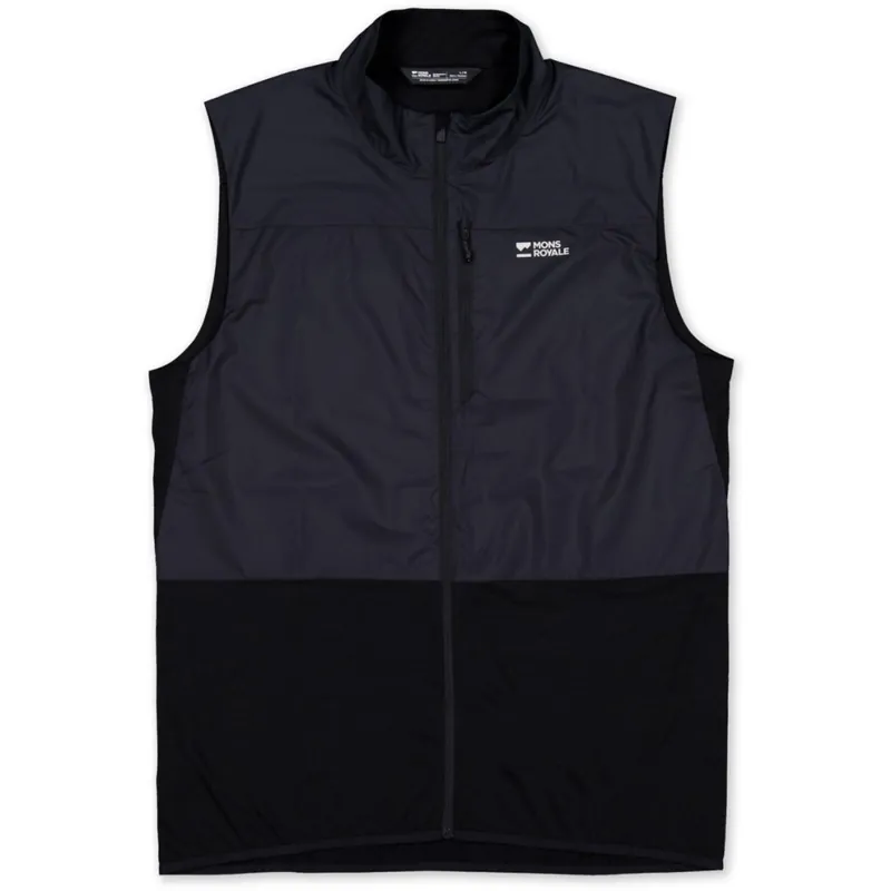 Preiswert Mons Royale Diversion Merino Windweste Herren - schwarz