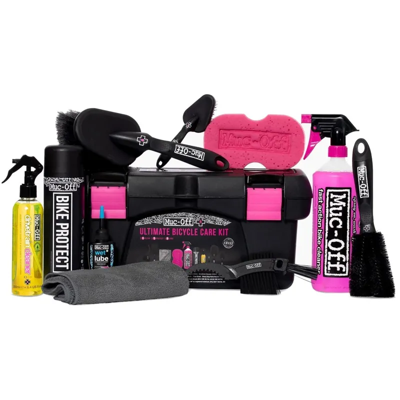 Muc-Off Bicycle Ultimate Cleaning Kit - Fahrradreinigungs-Set - black/pink Ausverkauf