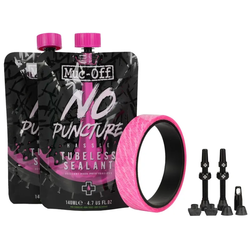 Muc-Off Ultimate Tubeless Setup Kit - Road/Gravel/CX (44mm / 10m x 21mm) Neue Kollektion