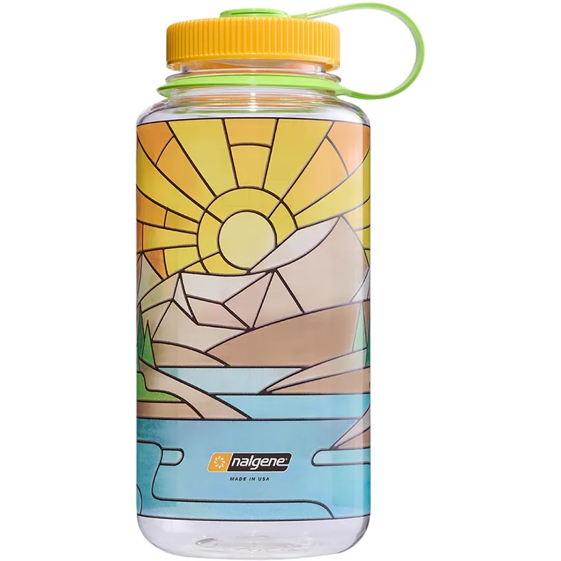 Bestseller Nalgene Wide Mouth Sustain Trinkflasche 1L - river