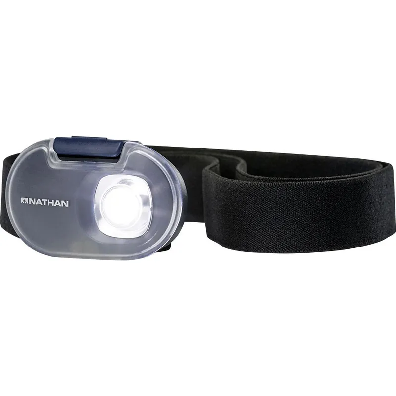 Highlight Nathan Sports Luna Fire 250 RX Run Chest/Waist Light Laufgürtel mit Licht - Light Blue/Nights White