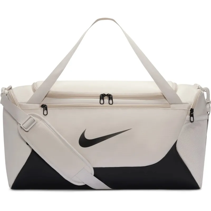 Sichere Zahlung Nike Brasilia Trainingstasche (klein) 40 L - light bone/black/black IB4394-072
