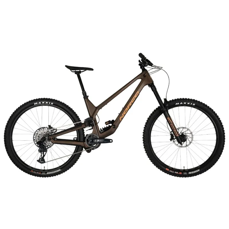 Solange Der Vorrat Reicht Norco Range C2 - 29‘‘ Carbon Mountainbike - 2023 - brown / copper