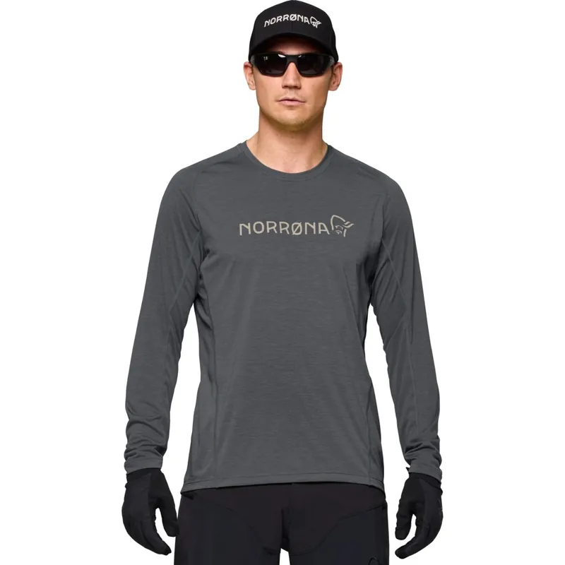Norrona fjørå equaliser lightweight Langarmshirt Herren - Beluga Expressversand