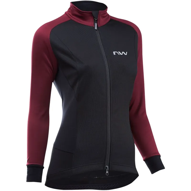 Echt Northwave Reload Jacke Damen - red cabernet/schwarz 139