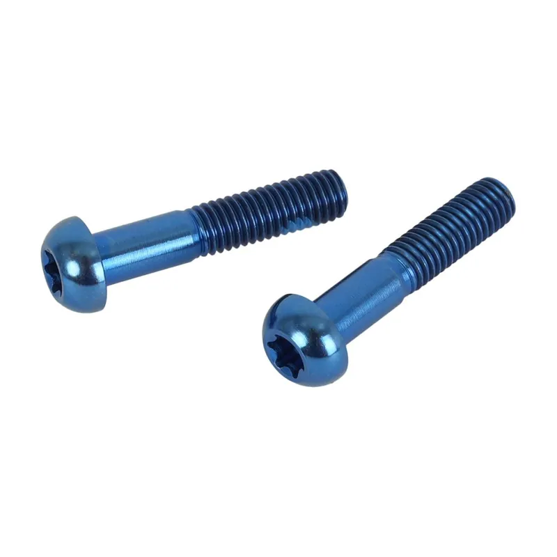 OAK Components Schrauben-Set für Matchmaker - Titan M5x25 2 Stück - blau Markenware