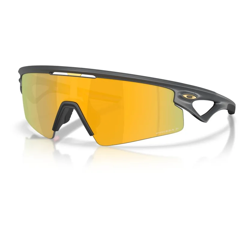 Oakley Sphaera Strike Brille - Polarized - Matte Carbon/Prizm 24K - OO9531-0337 Geprüft